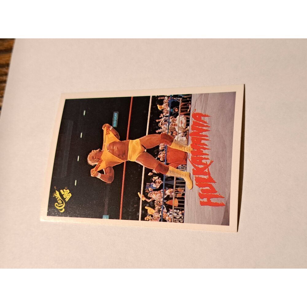 Vintage 1990 WWF Hulk Hogan Trading Card #90 Classic Titan Sports